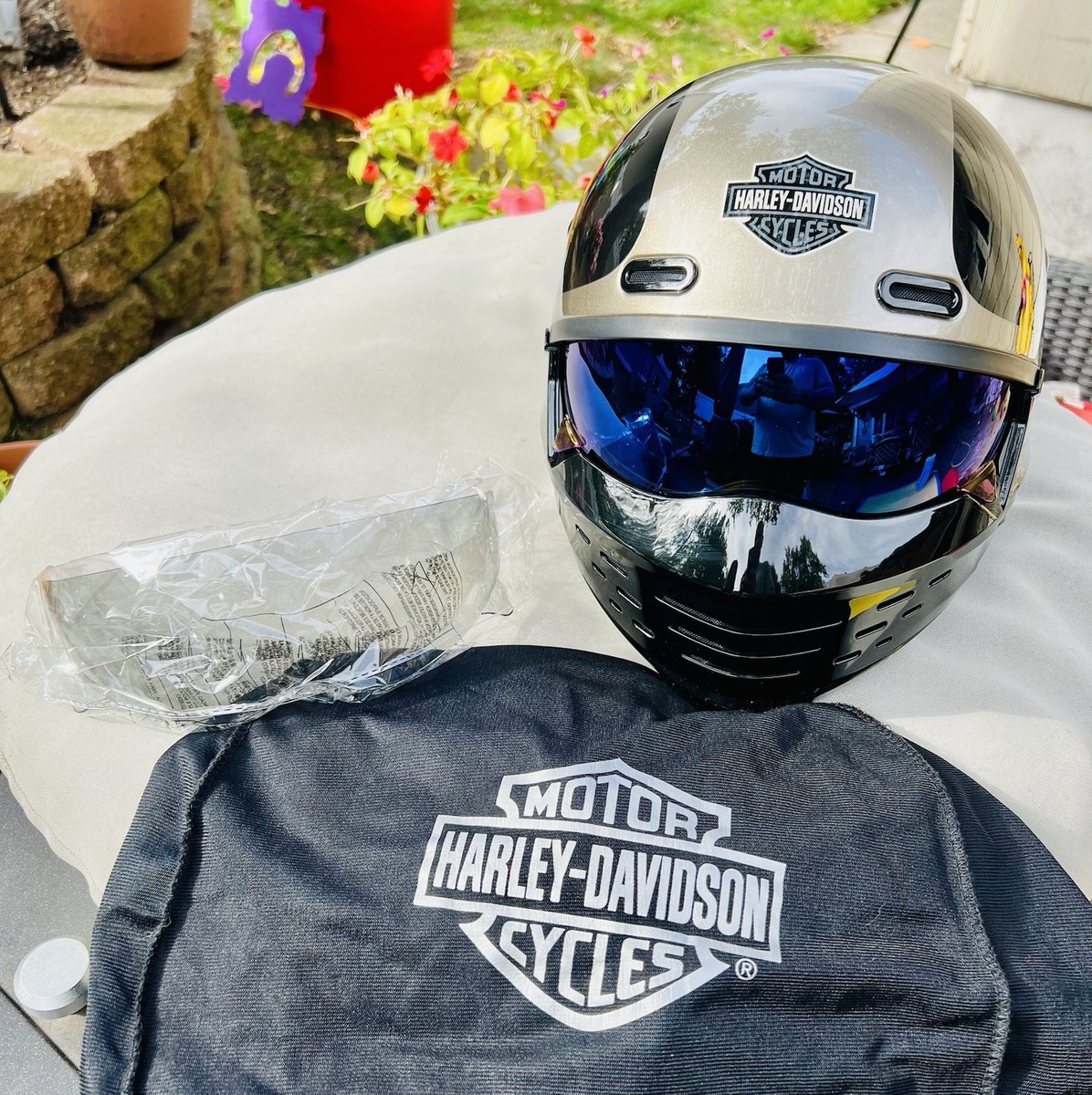 Harley-Davidson® Men's Sport Glide 3-IN-1 X07 Helmet, Gray/Black