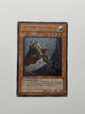 Elemental Hero Captain Gold (UTR) FOTB-EN014 Force of the Breaker 1st Edition