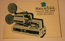 Heurtier   Projektor  P  6 - 24 B   Bedienungsanleitung  Gebrauchsanleitung