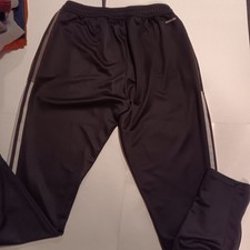 Adidas Black Track Pants - Size Youth L - Great Condition 
