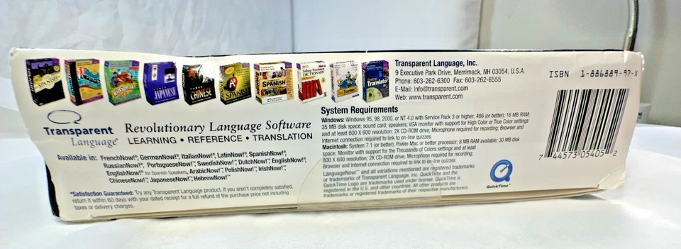Transparent Language: Learn Latin Now! 8.0 PC CD-ROM includes microphone - Image 3 of 4