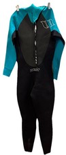 West Nitro GBS Ladies 12 3x2 L/S Long Sleeve Surfing Wetsuit Turquoise/Black