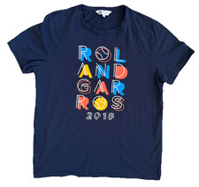 Roland Garros French Open 2018 Official Shirt Adult XL Fits Like L See Pictures