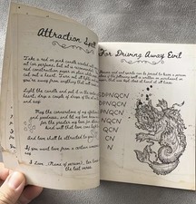 Old Handwritten Witchcraft Spell book – Grimoire for Wicca &