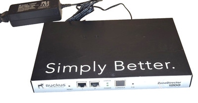 Ruckus ZD1200 ZoneDirector 1200 Wireless Controller 901-1205-UN00 W/Adapter