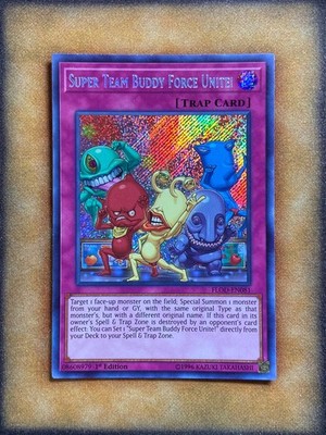 Yugioh Super Team Buddy Force Unite! FLOD-EN081 Secret Rare 1st Ed NM