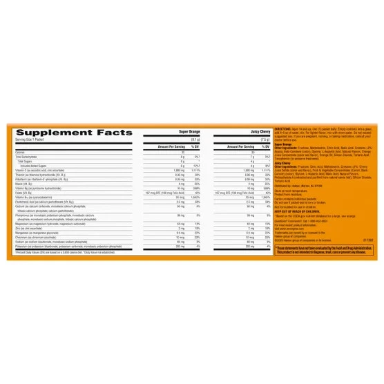 Emergen-C 1000 mg Vitamina C Apoyo Inmunológico Diario Variedad Paquete Mezcla de Bebidas, Paquete de 120 Foto 4 de 4