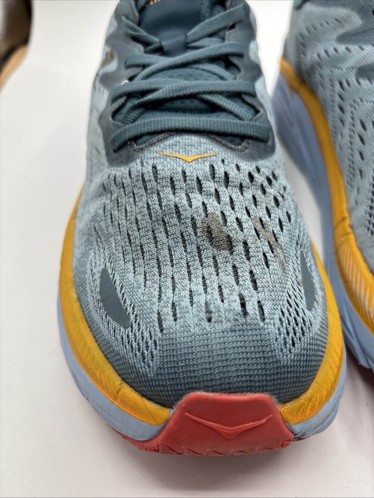 HOKA ONE ONE CLIFTON 8 MEN'S RUNNING SHOES  GOBLIN BLUE/ MOUNTAIN SPRING US 11 D thumbnail 6