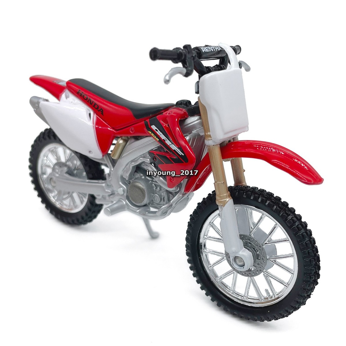 1:18 Honda CRF450R Motorcycle Model Dirt Bike Diecast Toy Vehicle