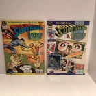 DC Comics Superman With Justice League Issue No 34 & 38 Vintage Comics 1990