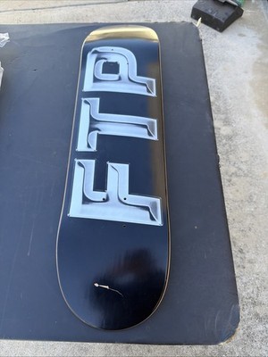 FTP Chrome Logo Skateboard Deck 8.125 - Scratch 🔥 | eBay