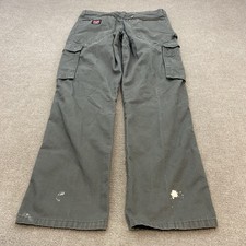 Wrangler Workwear Pants Mens 32x32 Gray Cargo...