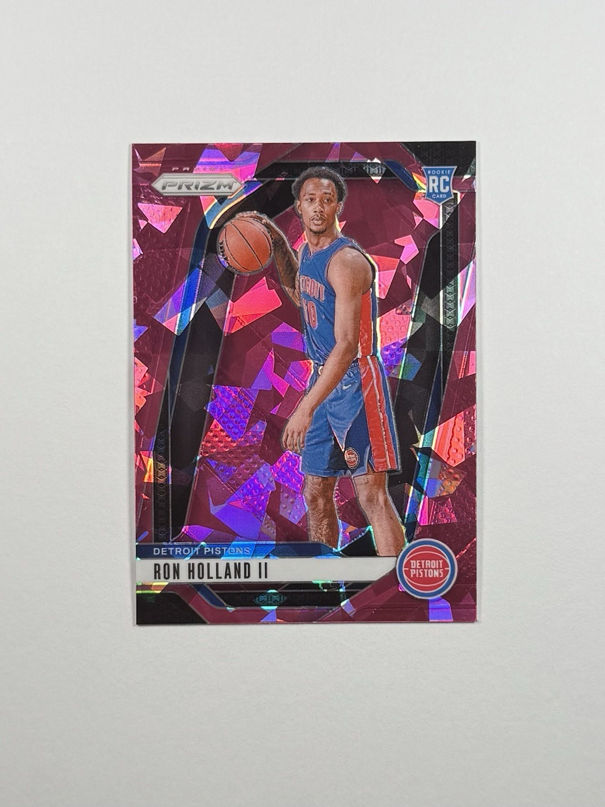 2024-25 Panini Prizm - Ron Holland II #269 Pink Ice Prizm (RC)