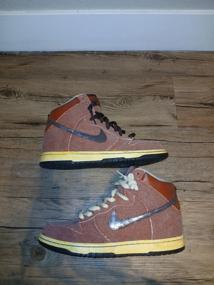 Nike Dunk Canvas High Red for Sale | Authenticity Guaranteed | eBay
