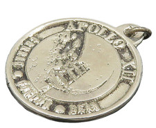 925 Sterling Silver Vintage Apollo XII Spacecraft 1969 Pendant PT15510