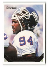 1993 Topps Michael Brooks Gold #499 New York Giants