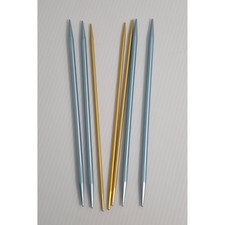 Mixed Lot Aluminum Double Point Knitting Needles Various Sizes