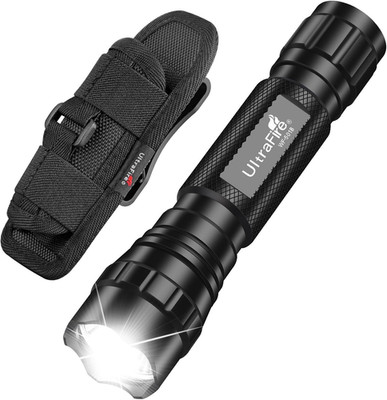 Tactical Flashlight with Holster, Single Mode LED Flashlight 1000 High Lumen Dut
