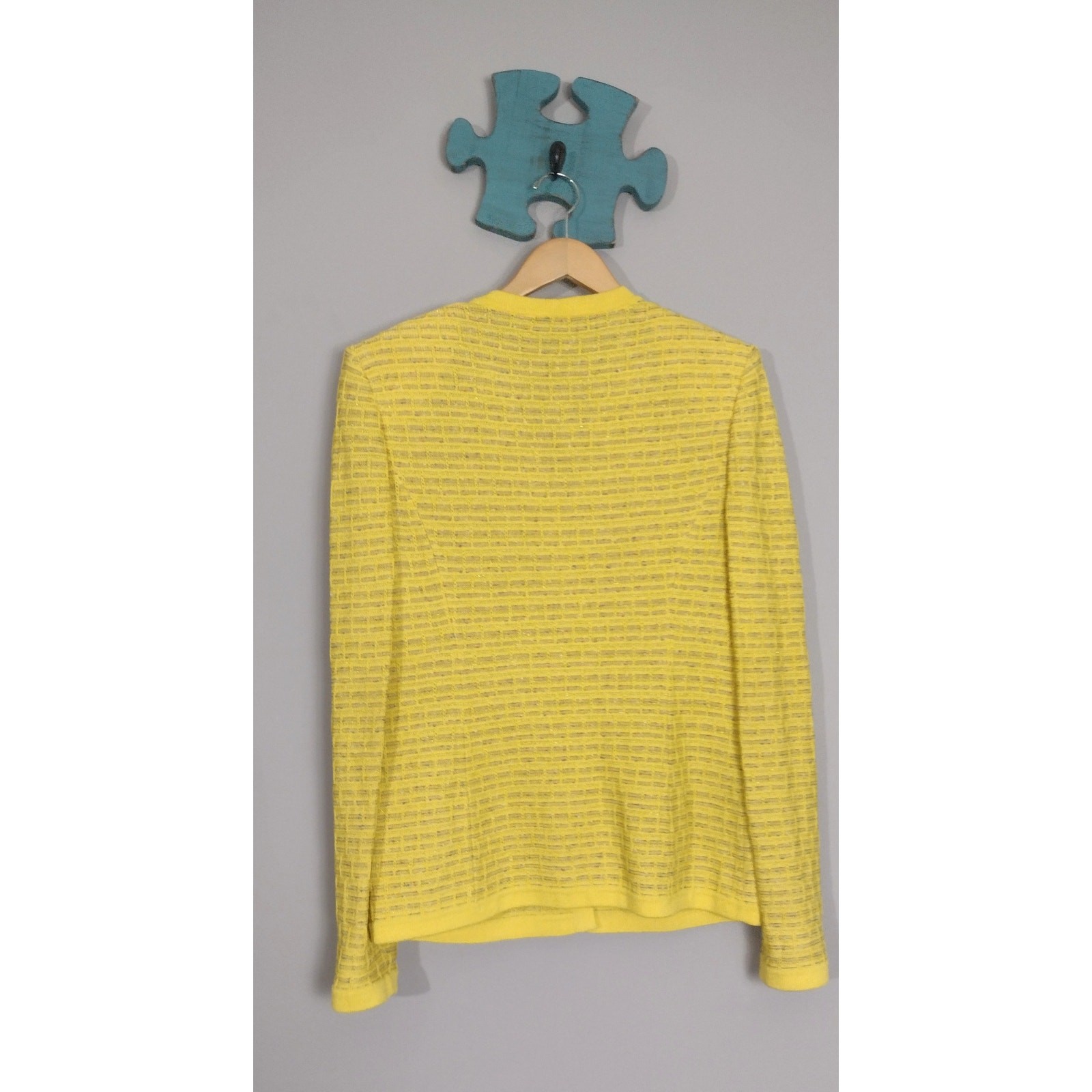 St John Collection Multicolor Yellow Button Front… - image 12