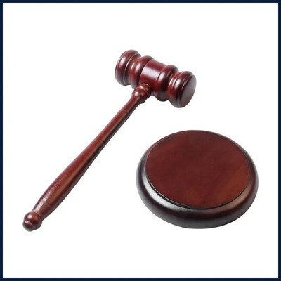 High Quality Durable Wooden Judge Hammer Handcrafted Delicate Wood