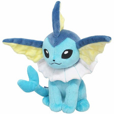 Pokémon Center All Star Collection Vaporeon 8" Plush San-ei Official 3420 New