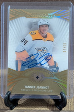 2021-22  TANNER JEANNOT Ultimate Introductions Auto Gold #UI-75 Gold /50 RC