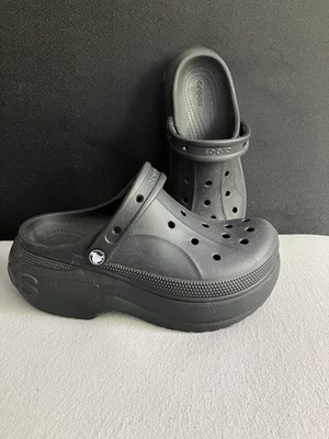 CROCS Bella Clogs Plateau schwarz Gr. 41 Wie NEU ***