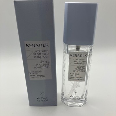 Kerasilk Polished Protected Luxurious Multi-Benefit Hair Oil 1.6 fl oz NIB
