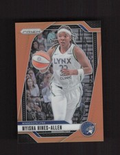 2024 Panini Prizm WNBA #20 Myisha Hines-Allen Orange Prizms #/99