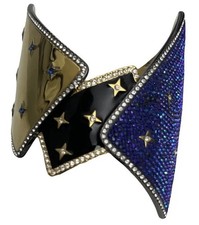 Meraviglioso Bracciale Cristallo Bandiera Carta Swarovski! Nuovo