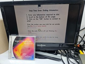 SEGA Dreamcast Web Browser (Sega Dreamcast, 1999) Disc, Case, Manual - Tested