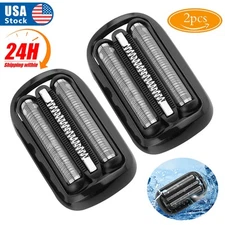 2x For Braun Razor Blade 53B 5/6 Series Replacement Shaver Foil Head Part Cutter