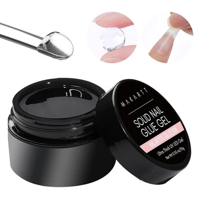 Makartt UV Gel Kleber 15g Für Acrylnägel Press On Tips Starker Nail Glue