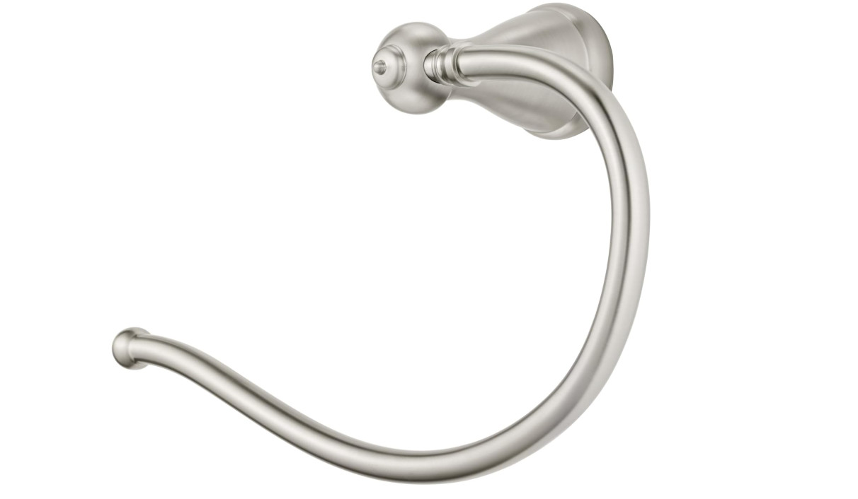 Pfister Marielle Towel Ring BRB-MB1K &ndash; Brushed Nickel (Wal