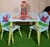 Childrens Table Desk And 2 Chairs Set Wooden Mini Turbo Boys Cars Kids Childrens Table Desk And 2 Chairs Set Wooden Mini Turbo Boys Cars Kids