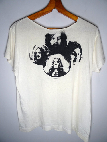 Vintage 80s Led Zeppelin T Shirt Medium 1984 Single Stitch Band Tour Rock Tee, Size M, $179.96 - Photo 3