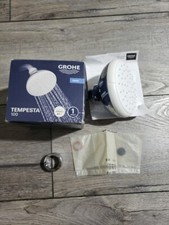 Grohe 26050001 Tempesta Classic 100 1 Spray Shower Head, Starlight Chrome