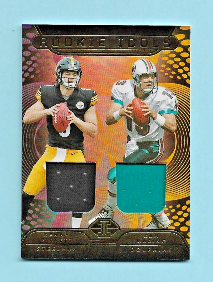 2022 Kenny Pickett (RC) & Dan Marino Illusions Rookie Idols Dual JERSEY
