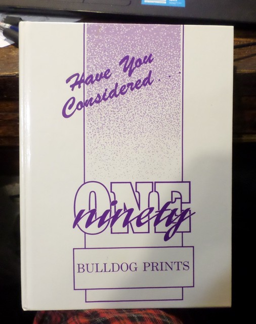 19901991 Baldwin High School Baldwin City Kansas Yearbook "Bulldog Prints" eBay