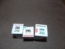 3 CWA Projector Projection Lamp Bulbs 750W 120V Brand NOS