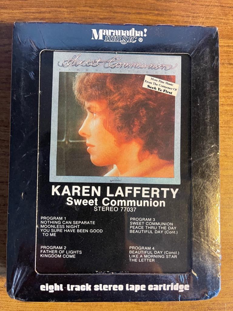 KAREN LAFFERTY SWEET COMMUNION RARE SEALED 8 TRACK TAPE LATE NITE
