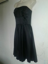 Women Strapless black dress party evening dress Size 8, Rayon 