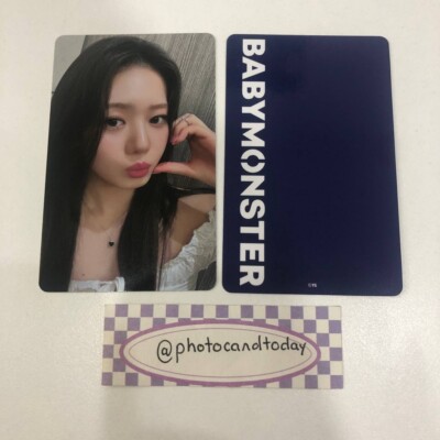 BABYMONSTER アヒョン　24 Autumn オータム　トレカ　ラントレ BABYMONSTER BAEMON 24 AUTUMN TRADING CARDS JAPAN OFFICIAL