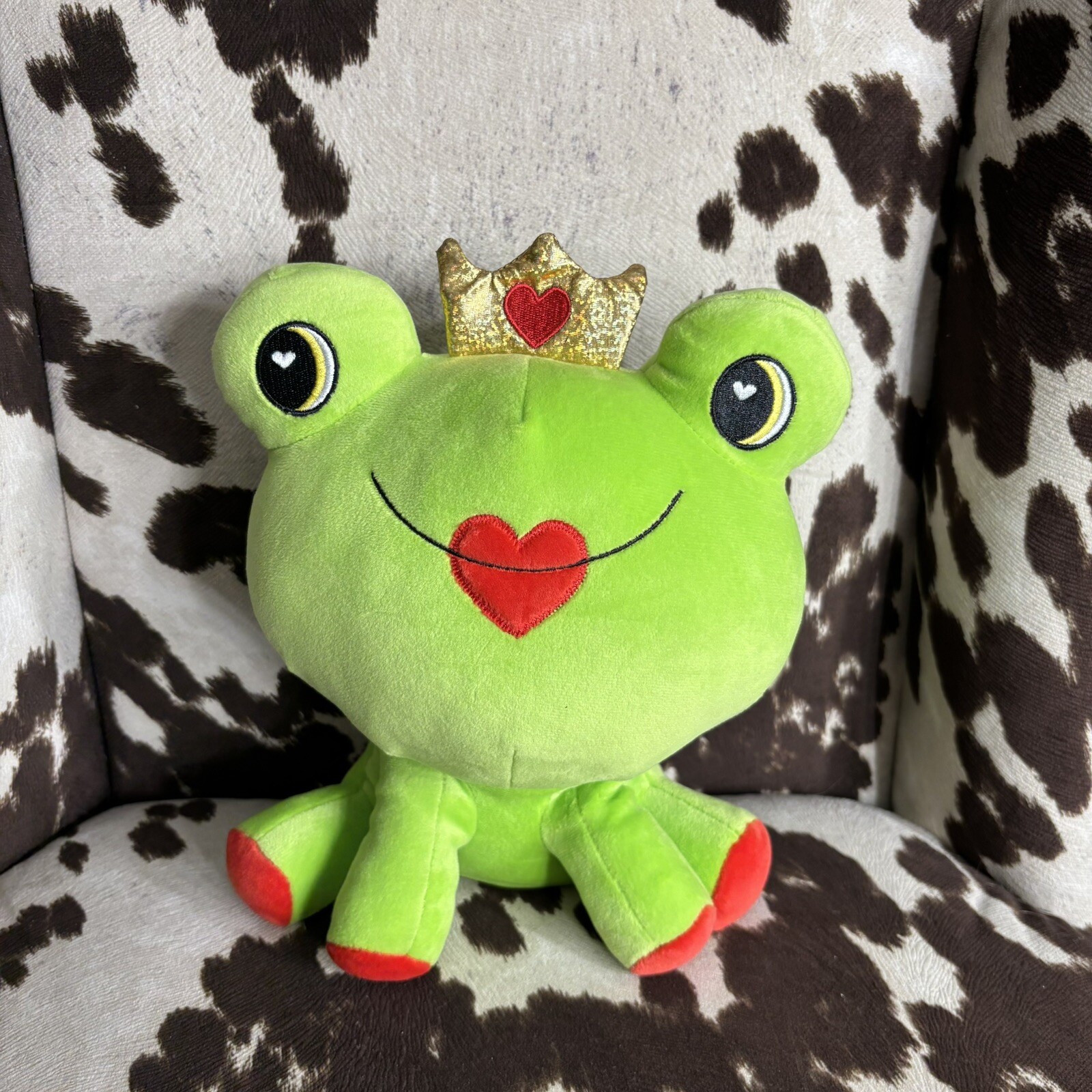 Homerbest Heart Lipped Princess Frog Valentines Day 11” Mochi Plush