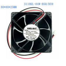 NMB 3110KL-04W-B59 80 80 25MM 8025 12V 0.30A 8CM 3 wire Double Ball Cooling Fan