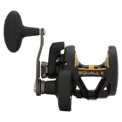 PENN Squall II Lever Drag Fishing Reel, Size 30, Graphite Body and Sideplates - Picture 4 of 4