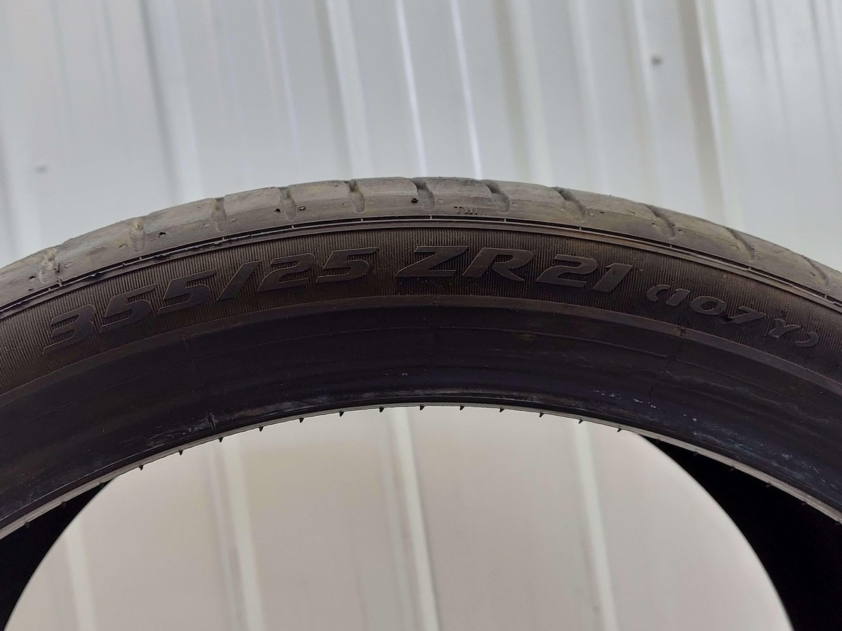 PIRELLI P ZERO SINGLE TIRE 355/25ZR21 6/32 FROM LAMBORGHINI