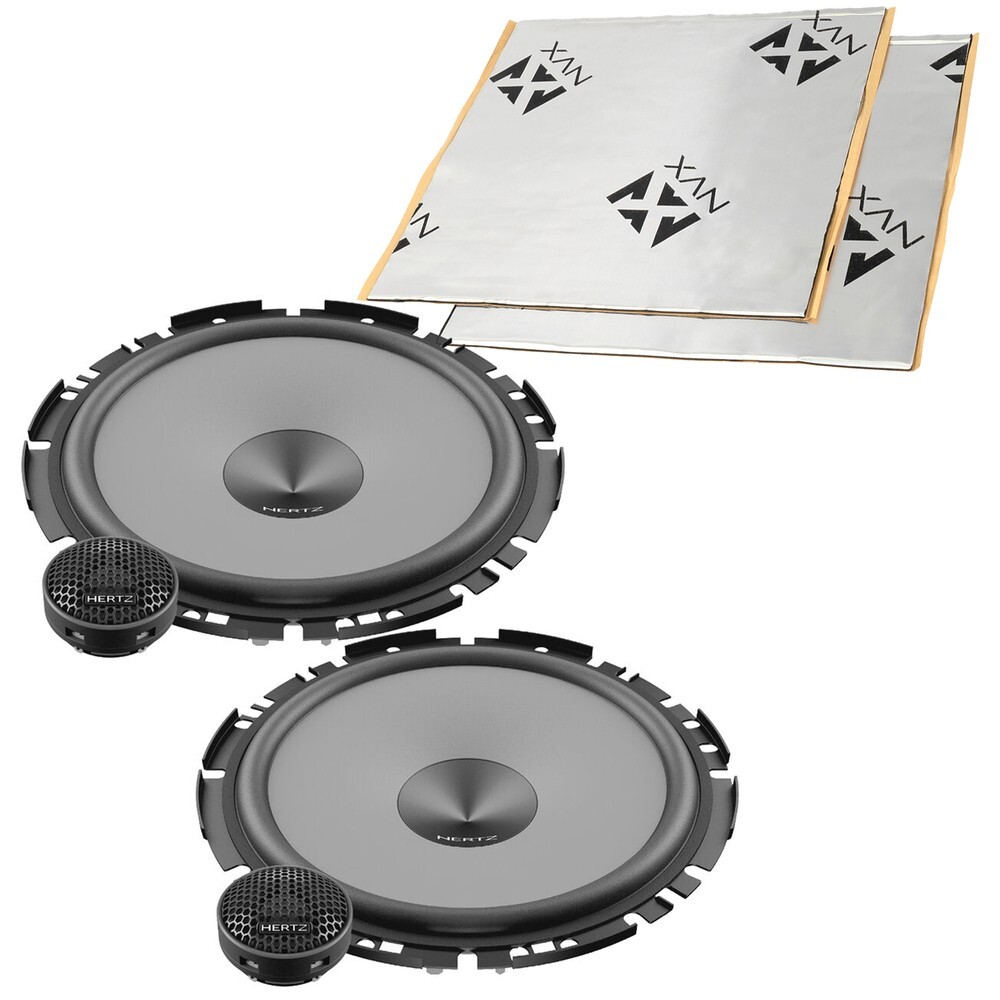 Компонентные динамики Hertz K 170 мощностью 140 Вт RMS 675 с функцией демпфирования звука 2 пары 18090₽