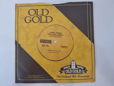 Daniel Boone - Beautiful Sunday 7'' Vinyl UK