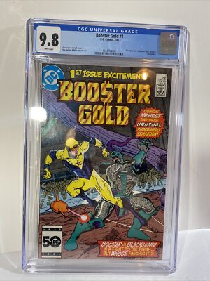 BOOSTER GOLD #1 (DC, 1986) CGC 9.8 *1st app Skeets and Black Guard